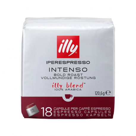 Illy καφές espresso σε κάψουλες iperespresso intenso (18τεμ.)