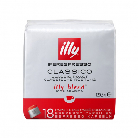 Illy καφές espresso σε κάψουλες iperespresso classico (18τεμ.)