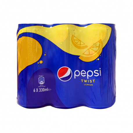 Pepsi αναψυκτικό twist lemon (6x330ml)