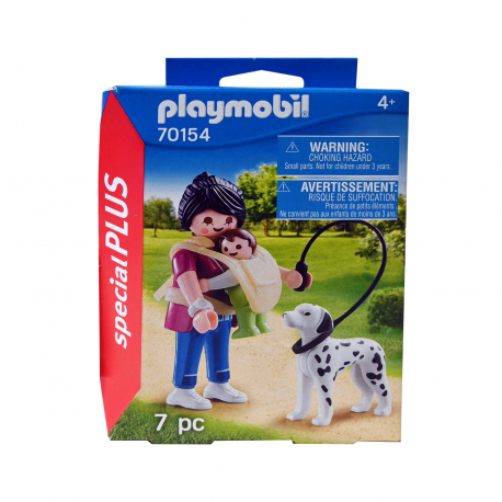 Playmobil παιχνίδι 70154 μαμά με μωράκι & σκυλάκι δαλματίας 4+ ετών