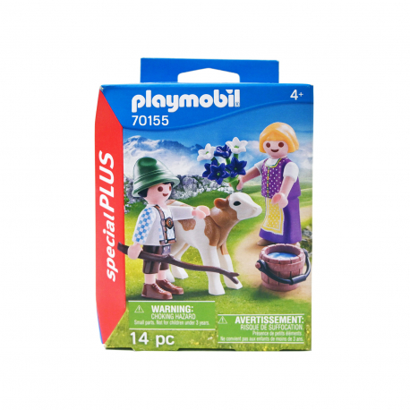 Playmobil παιχνίδι 70155 παιδάκι με μοσχαράκι 4+ ετών