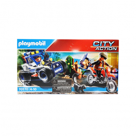 Playmobil παιχνίδι 70570 city action καταδίωξη από 4-10 ετών