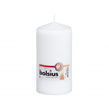 Bolsius κερί κυλινδρικό λευκό