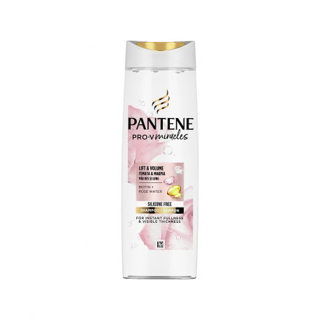 Pantene σαμπουάν μαλλιών pro-V miracles lift & volume biotin + rose water (300ml)