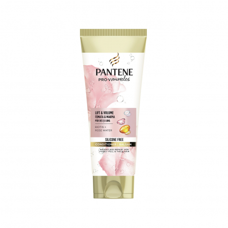 Pantene κρέμα μαλλιών pro-V miracles lift & volume biotin + rose water (200ml)