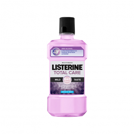 Listerine στοματικό διάλυμα total care smooth mint, mild (500ml)