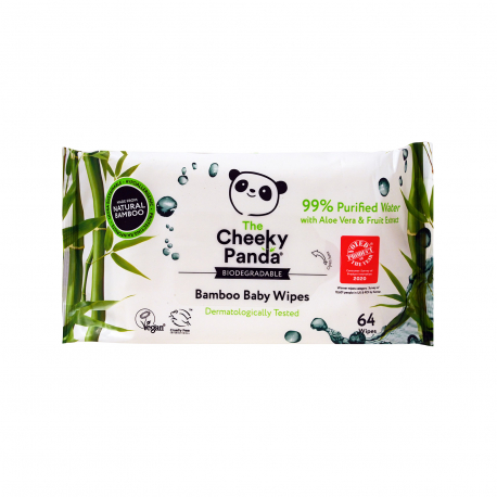 The cheeky panda μωρομάντηλα από bamboo - vegan (64τεμ.)
