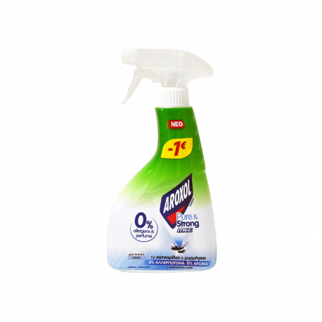 Aroxol spray εντομοαπωθητικό για κατσαρίδες & μυρμήγκια pure & strong mec άοσμο (300ml) (-1€)
