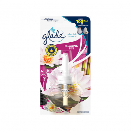 Glade ανταλλακτικό αποσμητικού χώρου έλαιο electric scented oil relaxing zen (20ml)