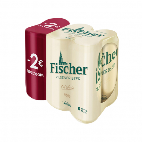 Fischer μπίρα pilsner (330ml) (-2€)