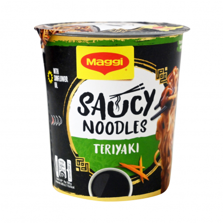 Maggi νουντλς στιγμής saucy noodles teriyaki (75g)