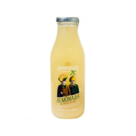 Λεμονοδάσος χυμός συμπυκνωμένος λεμονάδα με τζίντζερ & στέβια - χωρίς γλουτένη (500ml)