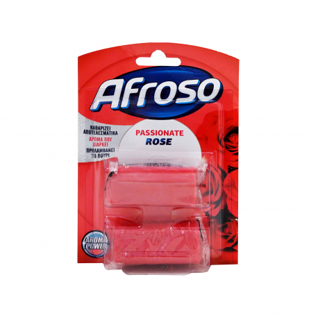 Afroso ανταλλακτικό block wc pasionate rose (2χ40g)