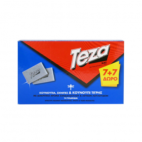 Teza ταμπλέτες εντομοαπωθητικές (7τεμ.) (7τεμ. περισσότερο προϊόν)