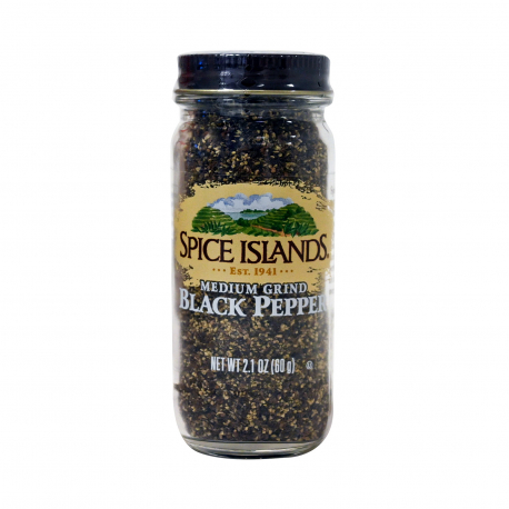 Spice islands πιπέρι μαύρο τριμμένο (60g)