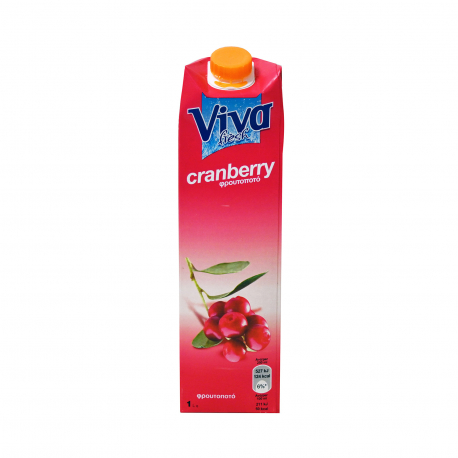 Viva fresh φρουτοποτό cranberry (1lt)