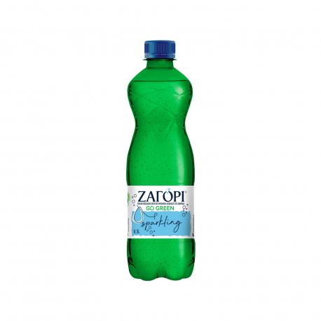 Ζαγόρι φυσικό μεταλλικό νερό ανθρακούχο go green (500ml)
