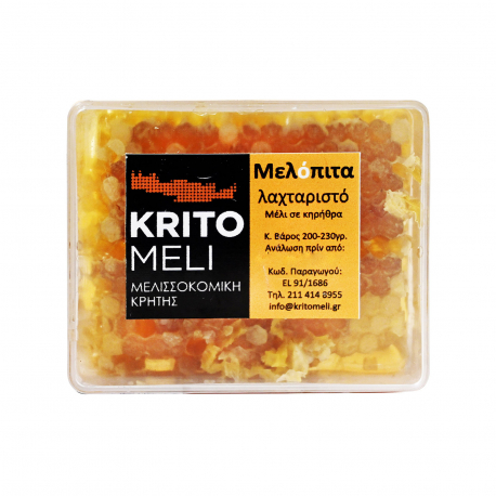 Kritomeli μελόπιτα (μέλι σε κηρήθρα) - προϊόντα που μας ξεχωρίζουν (230g)