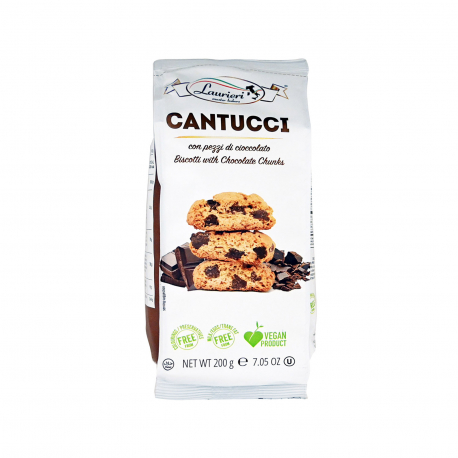 Laurieri μπισκότα cantucci chocolate chunks - προϊόντα που μας ξεχωρίζουν (200g)