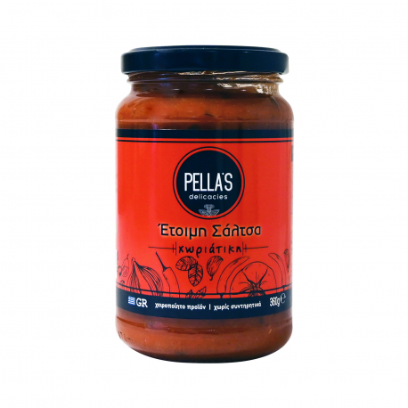 Pella's delicacies σάλτσα έτοιμη χωριάτικη (360g)