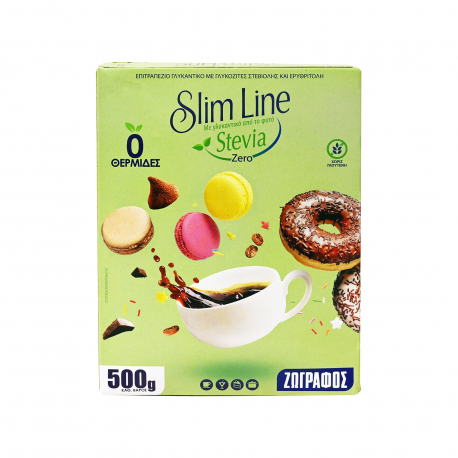 Ζωγράφος γλυκαντικό επιτραπέζιο slim line stevia - (500g)