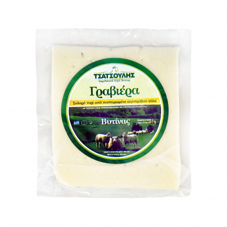 Τσατσουλής τυρί σκληρό γραβιέρα - από κατσικίσιο γάλα, από πρόβειο γάλα
