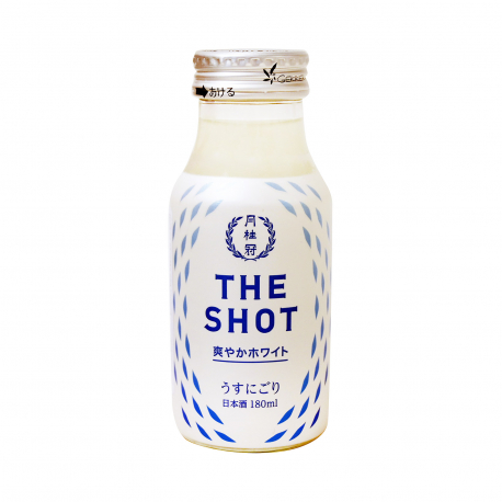 The shot αλκοολούχο ποτό sake gekkeikan white (180ml)