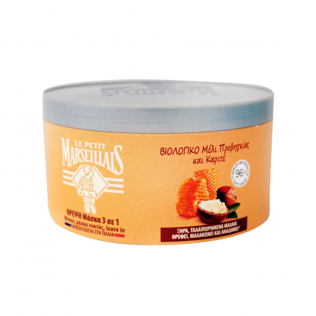 Le petit marseillais μάσκα μαλλιών βιολογικό μέλι Προβηγκίας & καριτέ ξηρά - ταλαιπωρημένα μαλλιά (300ml)