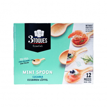 3 toques βάση σφολιάτας mini spoon - προϊόντα που μας ξεχωρίζουν 12 τεμάχια (42g)