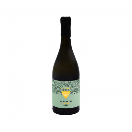 Santo wines κρασί λευκό ξηρό nykteri santorini - vegan (750ml)
