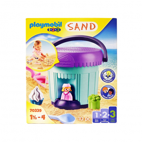Playmobil παιχνίδι 1- 2- 3 sand 70339 από 1,5 έως 4 ετών