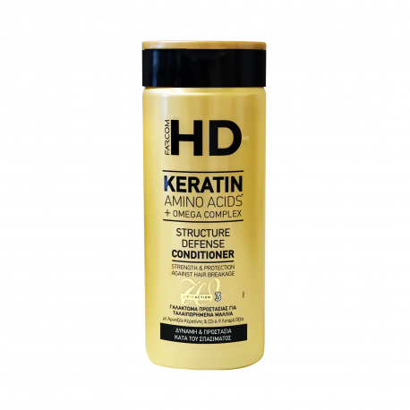Hd κρέμα μαλλιών keratin amino acids ταλαιπωρημένα μαλλιά - χαμηλή τιμή (330ml)