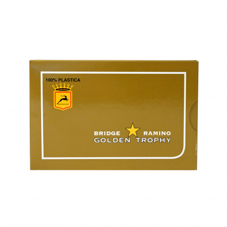 Golden trophy τράπουλα πλαστική (2τεμ.)
