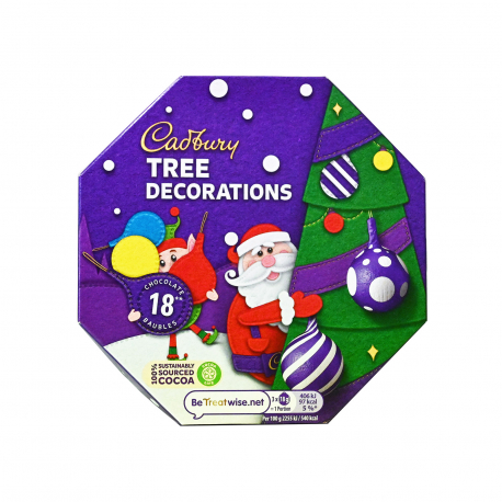 Cadbury σοκολατάκια tree decorations (108g)