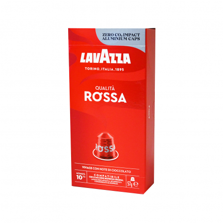Lavazza καφές espresso σε κάψουλες qualita rossa (10τεμ.)