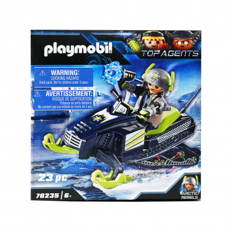 Playmobil παιχνίδι 70235 top agents scooter arctic rebels 6+ ετών