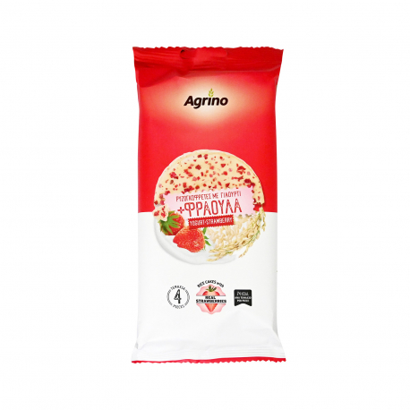 Agrino ρυζογκοφρέτα με γιαούρτι & φράουλα - χωρίς γλουτένη (64g)