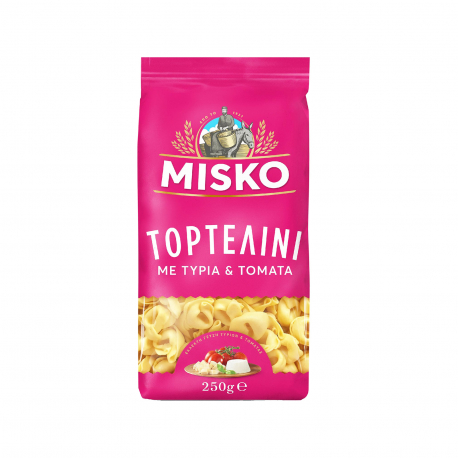 Misko πάστα ζυμαρικών τορτελίνι με τυριά & τομάτα (250g)