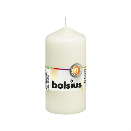 Bolsius κερί κυλινδρικό 120/58 μπεζ