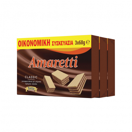 Amaretti γκοφρέτα (3x68g)