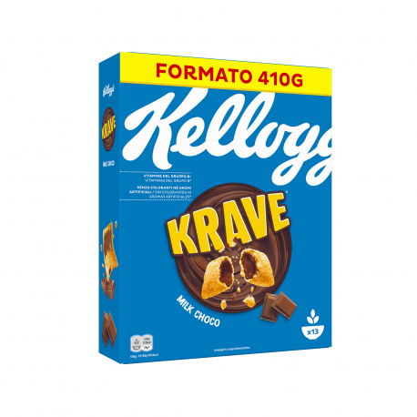 Kellogg's δημητριακά krave milk choco - vegetarian (410g)