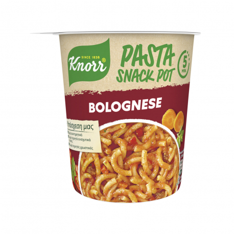 Knorr ζυμαρικά μαγειρεμένα pasta snack bolognese (60g)