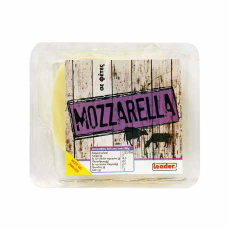 Leader τυρί mozzarella σε φέτες (200g)