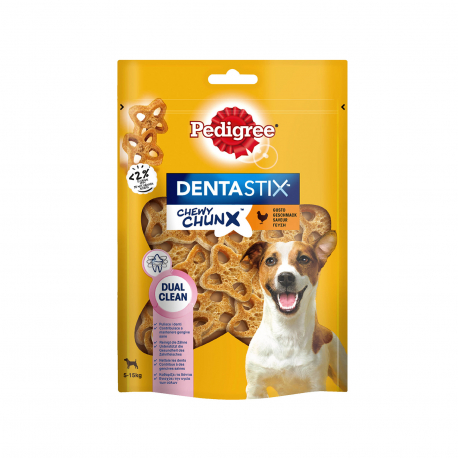 Pedigree τροφή σκύλου συμπληρωματική dentastix chewy chunx mini (68g)