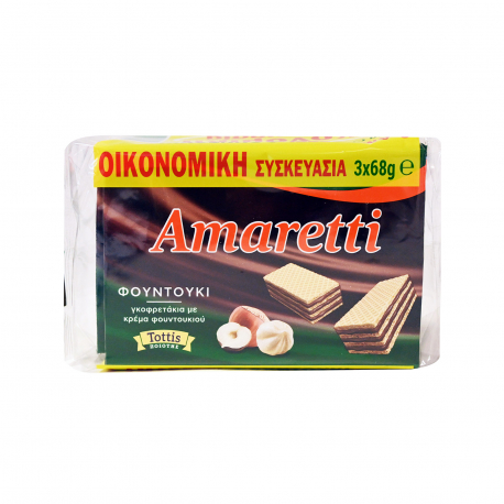 Amaretti γκοφρέτα φουντούκι (68g)