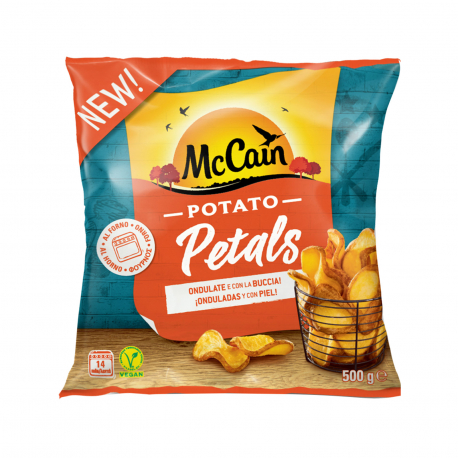 McCain πατάτες κατεψυγμένες petals - vegetarian, vegan (500g)