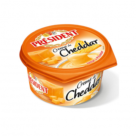 President τυρί κρέμα cheddar (125g)