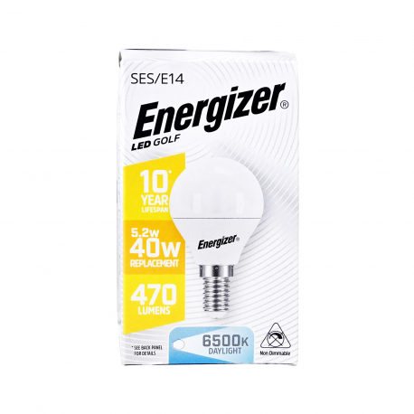 Energizer λάμπα led ses/ E14 βιδωτή/ λευκή