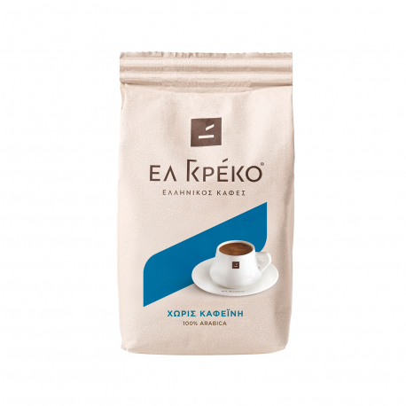Ελ Γκρέκο καφές ελληνικός χωρίς καφεΐνη (168g)