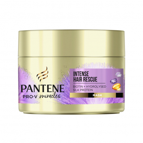 Pantene μάσκα μαλλιών pro-V miracles/ intense hair rescue (160ml)